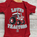 Bodysuit Loves Tractors 6M