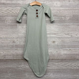 Ribbed LS Gown 0-6M