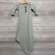 Ribbed LS Gown 0-6M