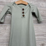 Ribbed LS Gown 0-6M