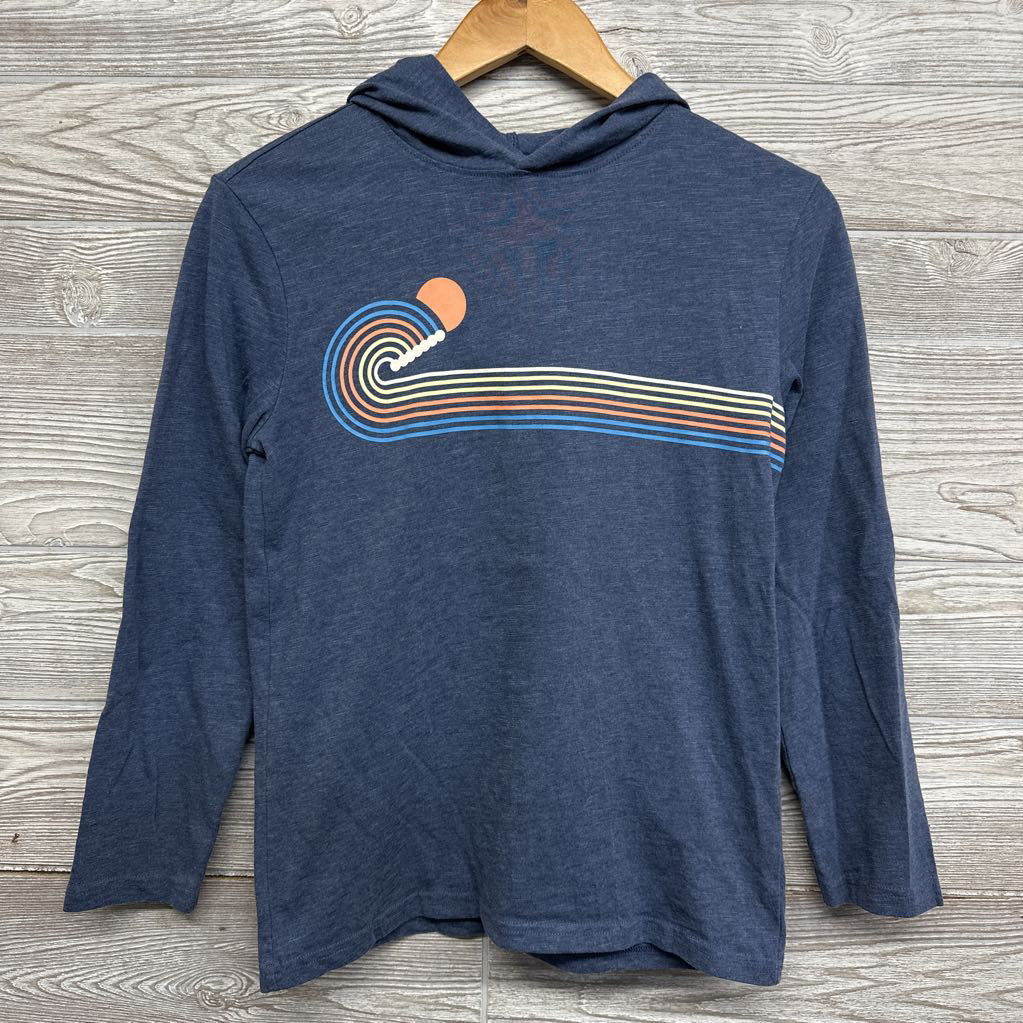 LS Shirt Striped Waves 10-12