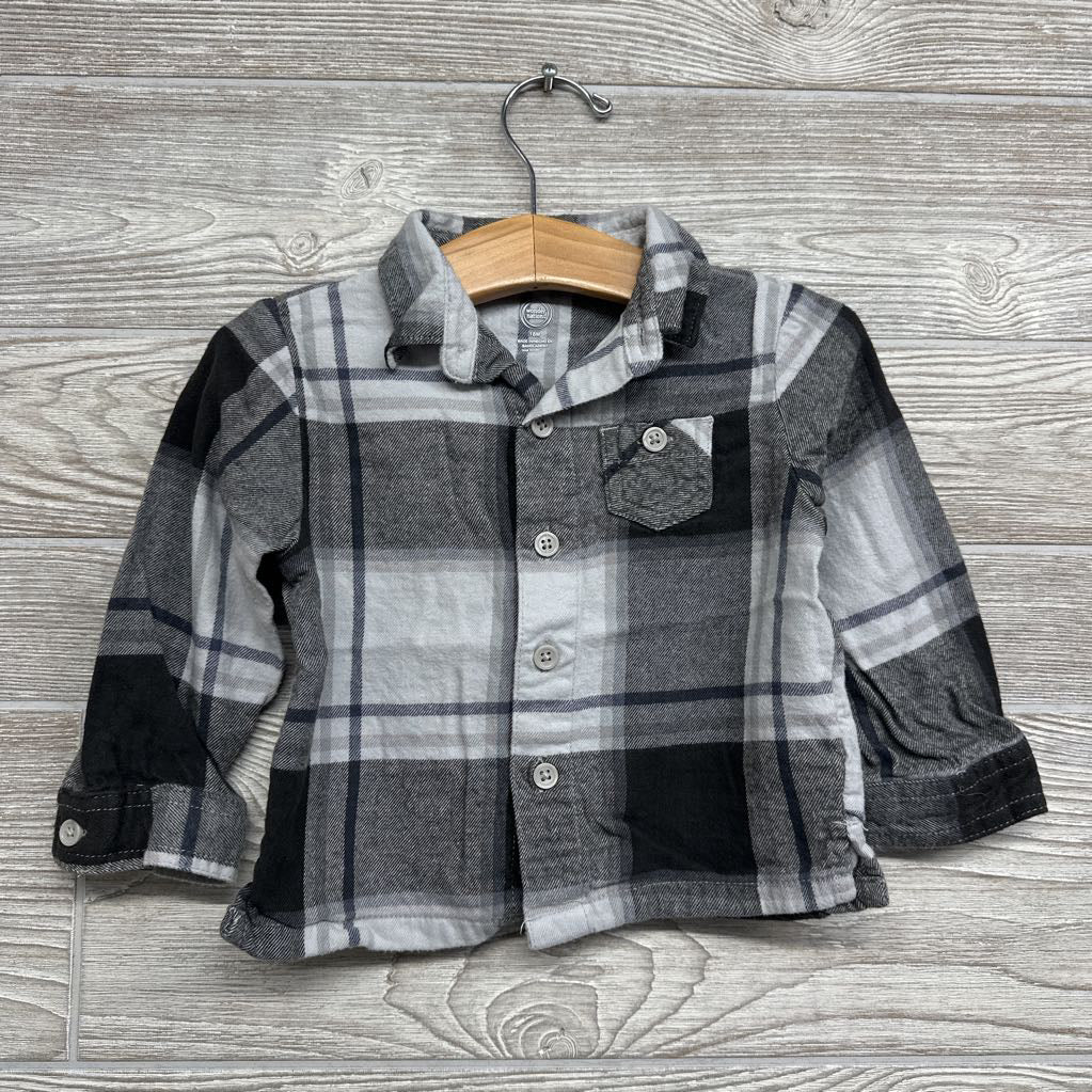 Plaid Button Up Shirt 18M