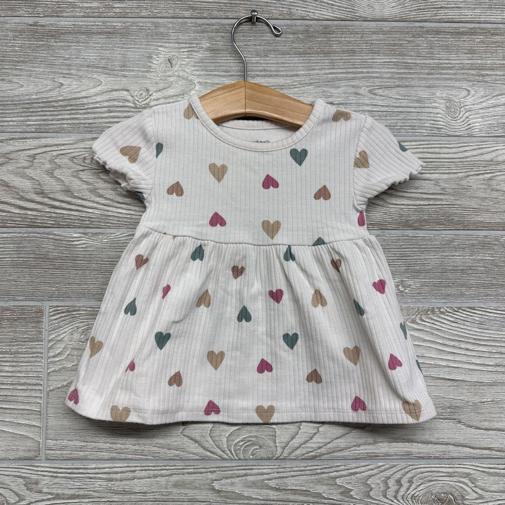 Ribbed Shirt Hearts 18M