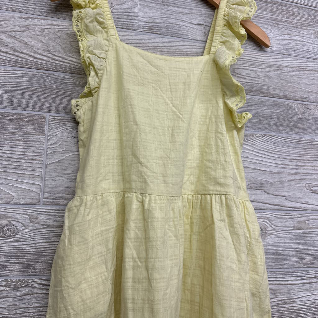 Flutter Sleeve Dress Eyelet Trim 16-18 Plus