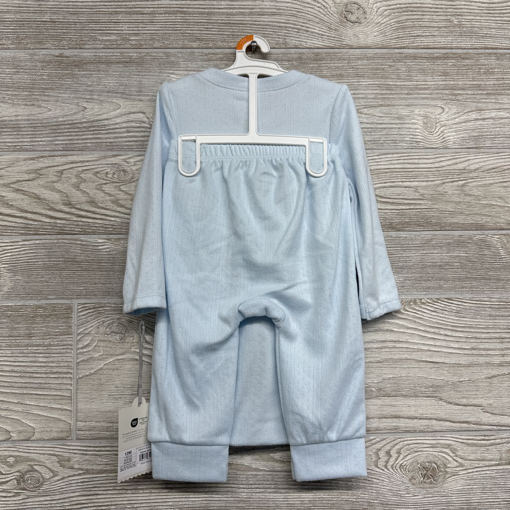 NEW Pointelle Bodysuit & Pants 12M