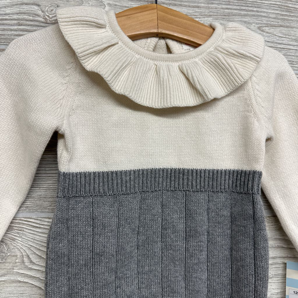 NEW Sweater Outfit Ruffle Collar 12M